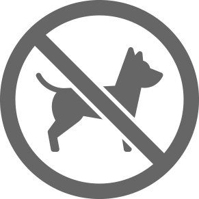 No dogs logo
