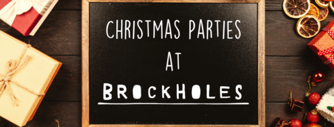 Christmas parties banner