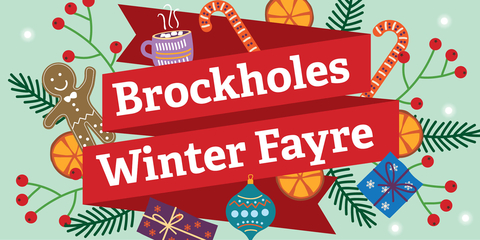 Brockholes Winter Fayre banner