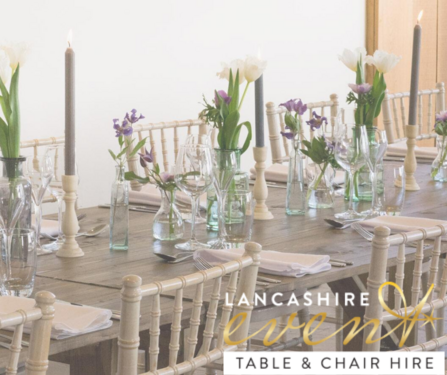 Lancashire Event Table and Chair Hire