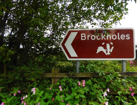 Brockholes sign